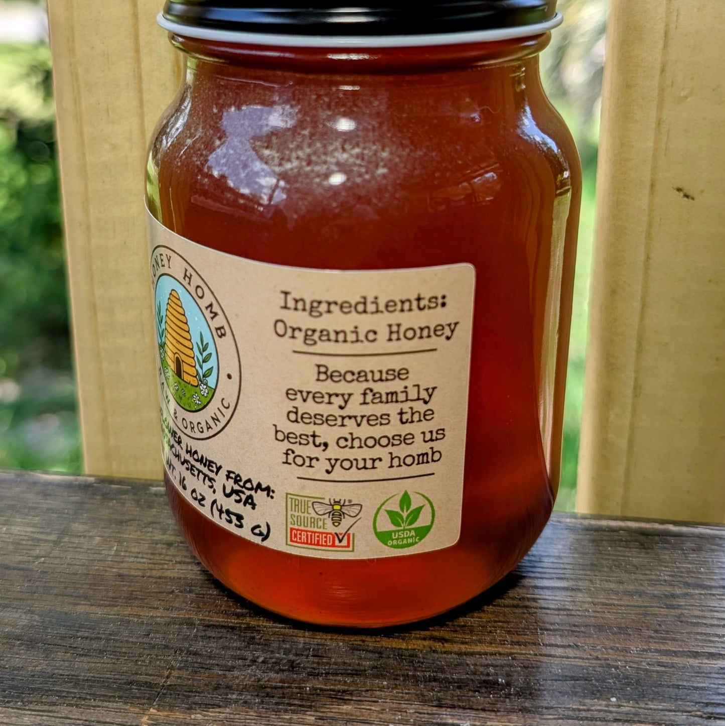 16oz Massachusetts Honey