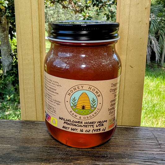 16oz Massachusetts Honey