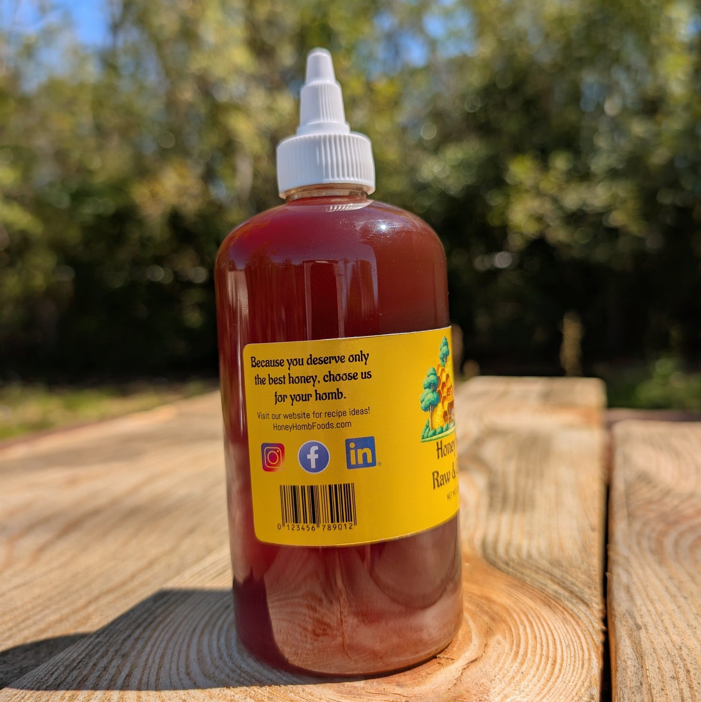 12oz Oregon Honey Squeeze Bottle